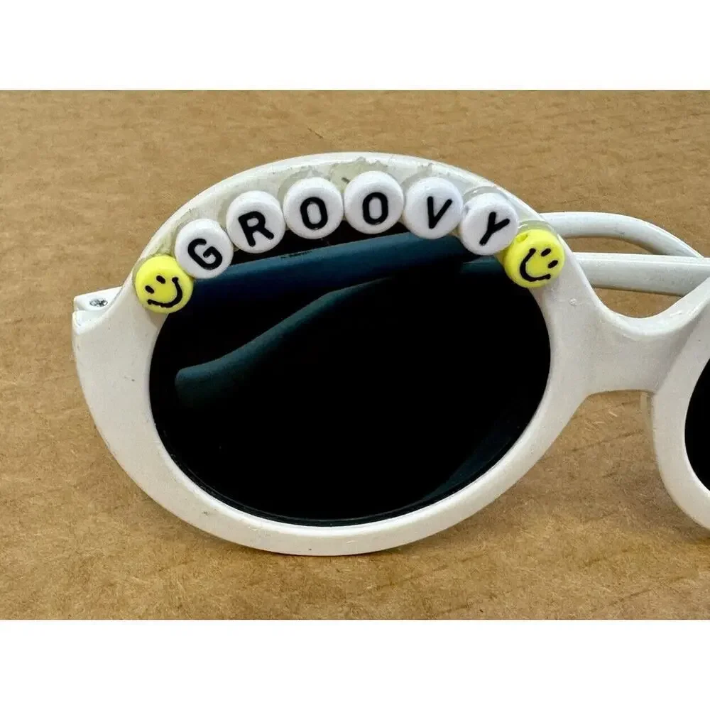 BRIDE AND GROOM Matching Wedding Novelty Sunglasses Boho Party Festival Rave Fun